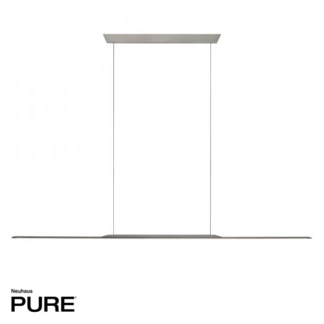 Paul Neuhaus Pendelleuchte PURE Surface platin (grau) 160x25 höhenverstellbar