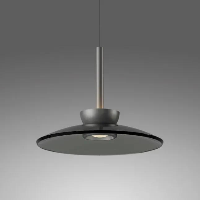 Paul Neuhaus Pendelleuchte PURE Moon platin (grau) höhenverstellbar 3-flammig