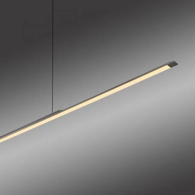 Paul Neuhaus Pendelleuchte PURE Surface platin (grau) 125x25 höhenverstellbar