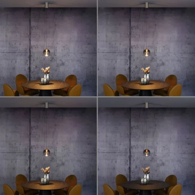Paul Neuhaus Pendelleuchte PURE Infinity bronce, Comfort Lift Funktion