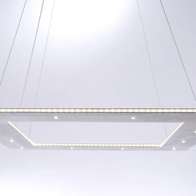 Paul Neuhaus PURE Cosmo LED Pendelleuchte quadratisch Touchdimmer CCT