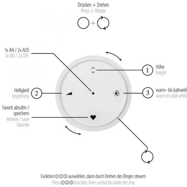 Paul Neuhaus PURE E-Loop, LED Pendelleuchte bronce