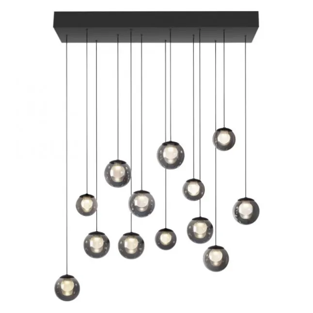 Paul Neuhaus PURE Popup, LED Pendelleuchte, mystic grey,