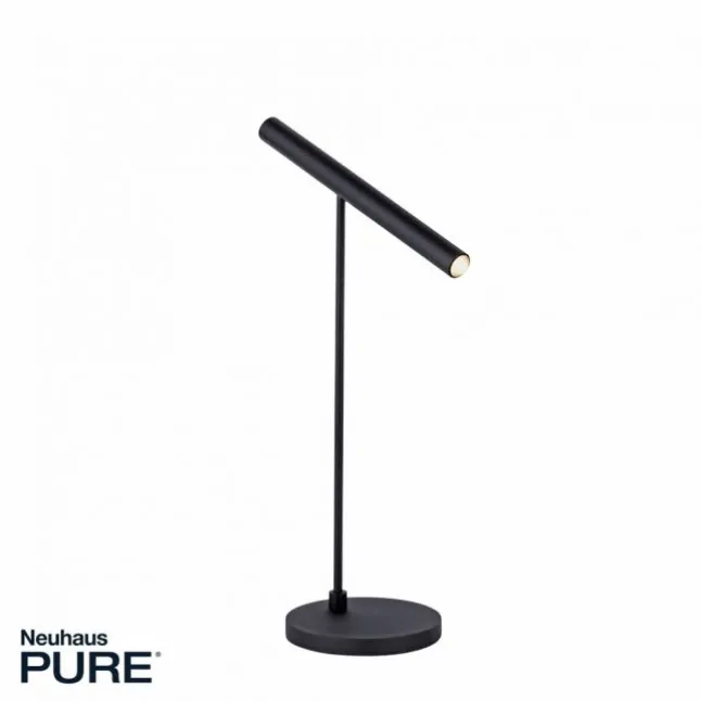 Paul Neuhaus PURE Tutua LED Tischleuchte schwarz dimmbar dimmbar schwenkbar