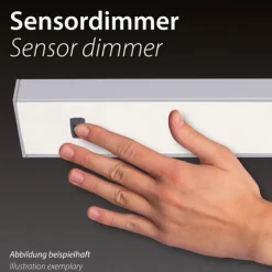 Paul Neuhaus PURE Tutua LED Tischleuchte schwarz dimmbar dimmbar schwenkbar
