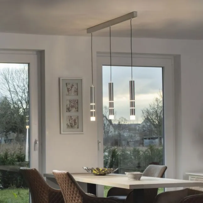 Paul Neuhaus PURE Vega LED Pendelleuchte aluminium 1 flammig mit Lichtmodi