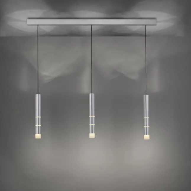 Paul Neuhaus PURE Vega LED Pendelleuchte aluminium 1 flammig mit Lichtmodi