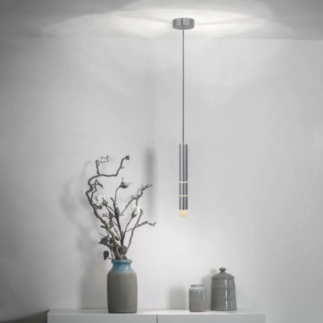 Paul Neuhaus PURE Vega LED Pendelleuchte aluminium 1 flammig mit Lichtmodi