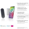 Paul Neuhaus, Q-AMIRA, LED-Deckenleuchte, schwarz-messing, Smart Home