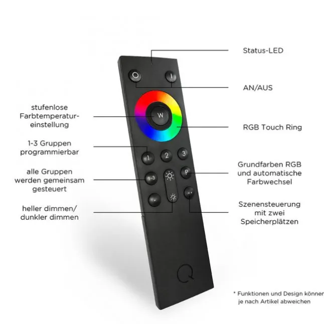 Paul Neuhaus, Q-AMY, LED-Deckenleuchte, dimmbar, CCT, Smart Home (Auslauf)