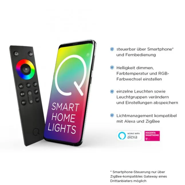 Paul Neuhaus, Q-ELLI, Einbauleuchtmittel, 3er Set, dimmbar, Smart Home