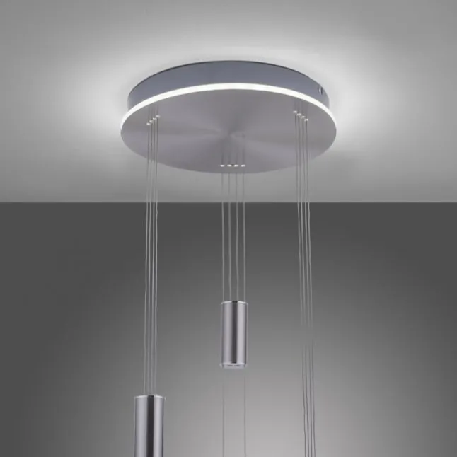 Paul Neuhaus, Q-ETIENNE, LED Pendelleuchte stahl, Smart Home