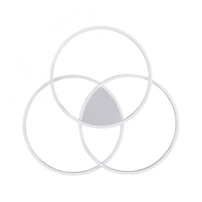 Paul Neuhaus, Q-KATE, LED-Deckenleuchte, 3 Leuchtringe, Smart Home