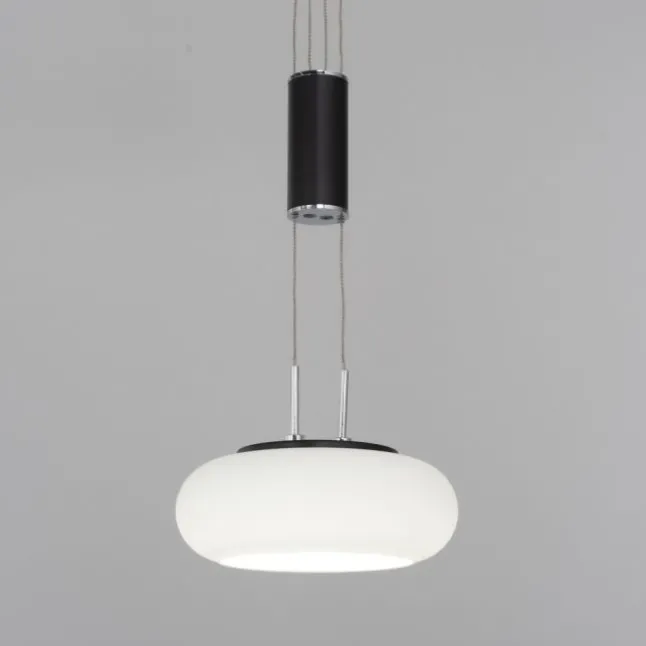 Paul Neuhaus Q Pendelleuchte Smart Home schwarz rund 3 flammig