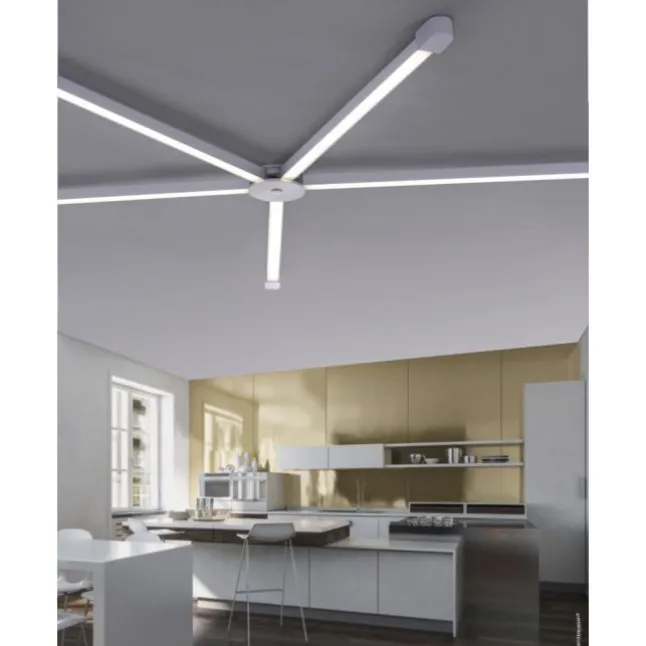 Paul Neuhaus, Q-SPIDER, LED-Deckenleuchte, Starter-Set, dimmbar, Smart Home