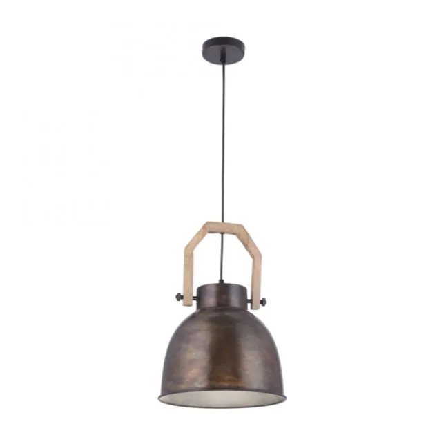 Pendelleuchte, braun, rustikal, Industrial Stil, modern, E27 Fassung