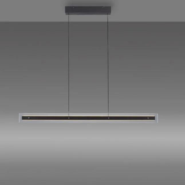 Schöner Wohnen-Kollektion LED Pendelleuchte LENA, schwarz, Dimmer, Up-and Down