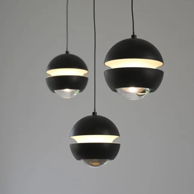 Schöner Wohnen-Kollektion LED Pendellechte, schwarz, 3-flammig, Lift