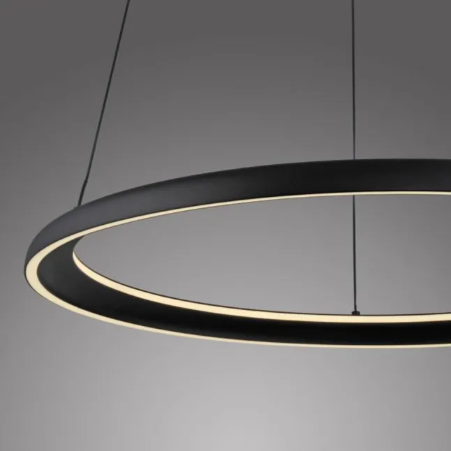 Schöner Wohnen-Kollektion LED Pendelleuchte QUILLO, schwarz, dimmbar, Comfort Lift