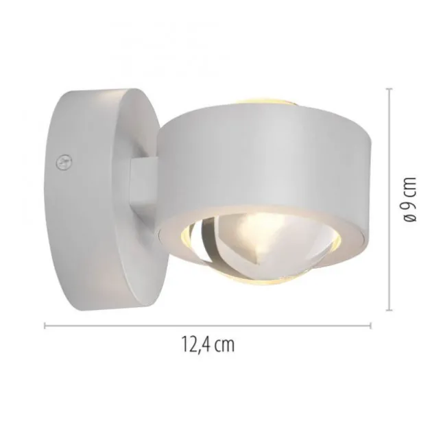 Schöner Wohnen-Kollektion LED Wandleuchte CHIA, weiss, Up- & Down Light