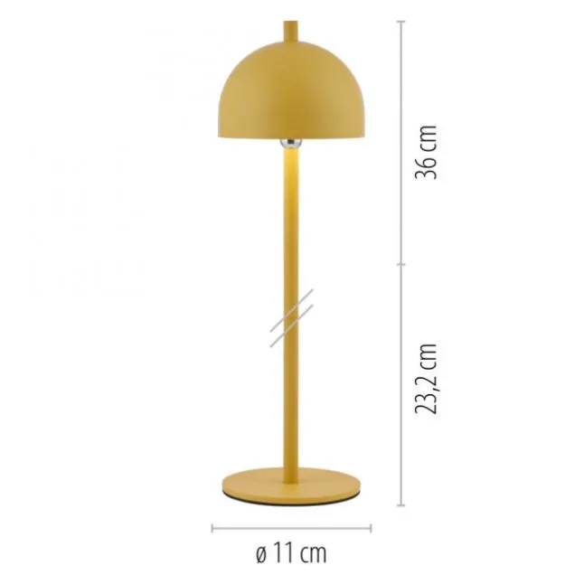 Schöner Wohnen-Kollektion LED Akku Tischleuchte BELLIES, Blütenzauber,