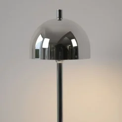 Schöner Wohnen-Kollektion LED Akku Stehleuchte BELLIES, chrom, aufladbar, USB-Ladekabel