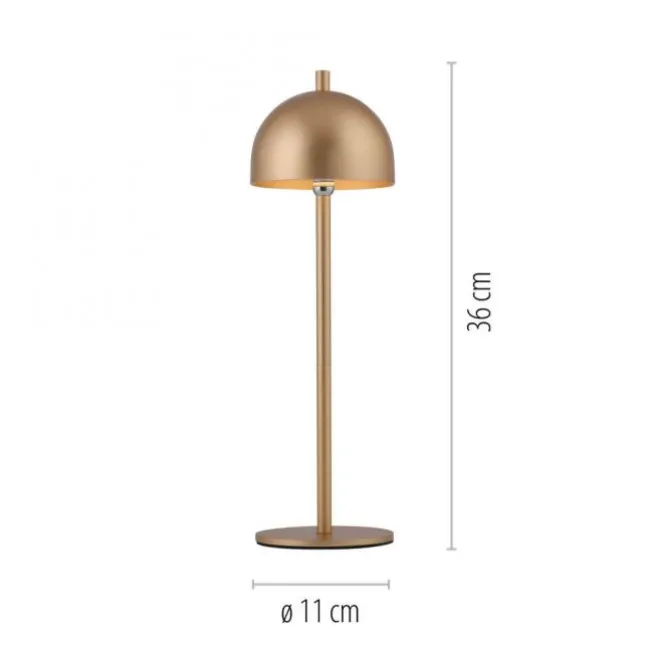 Schöner Wohnen-Kollektion LED Tischleuchte Bellies goldfarben
