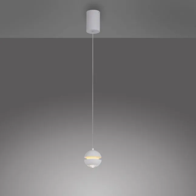 Schöner Wohnen-Kollektion LED Pendelleuchte LINI, weiss, Comfort Lift